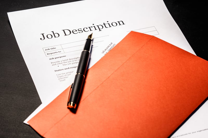 Job Description Stock Image