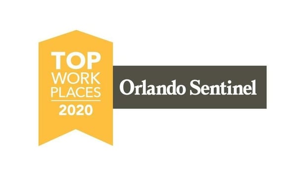 Orlando Sentinel Top Work Places 2020